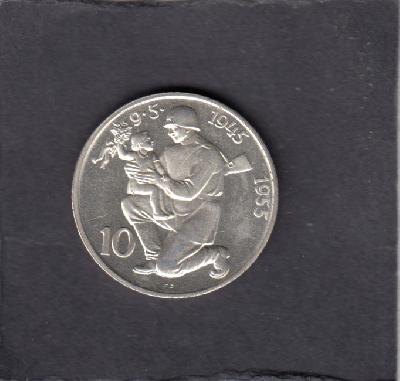 Beschrijving: 10 Korun LIBERATION  